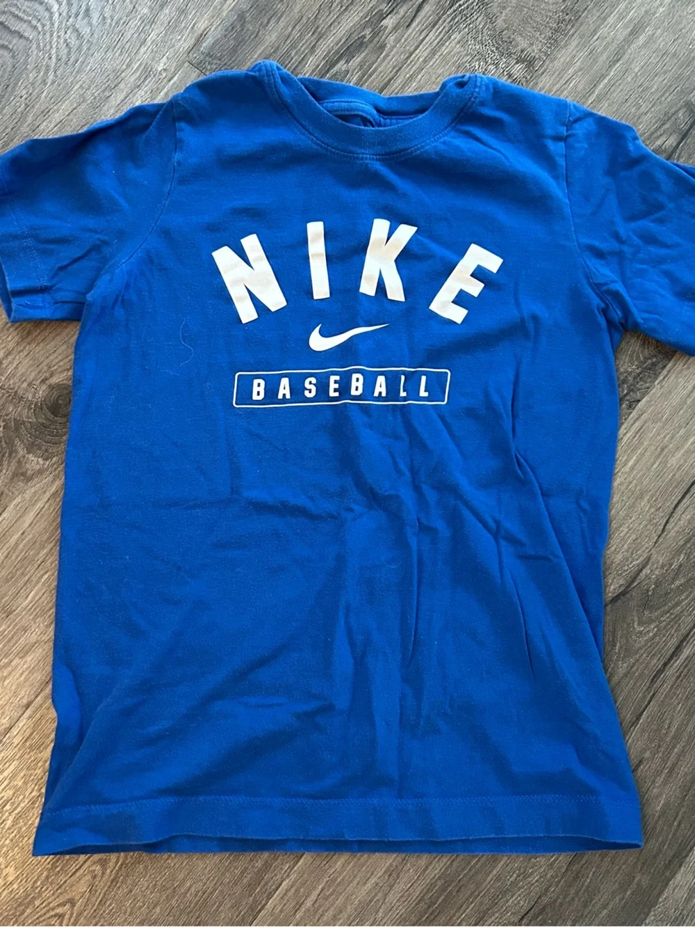 Nike Royal Blue Short Sleeve and Grey Long Sleeve Graphic Tee